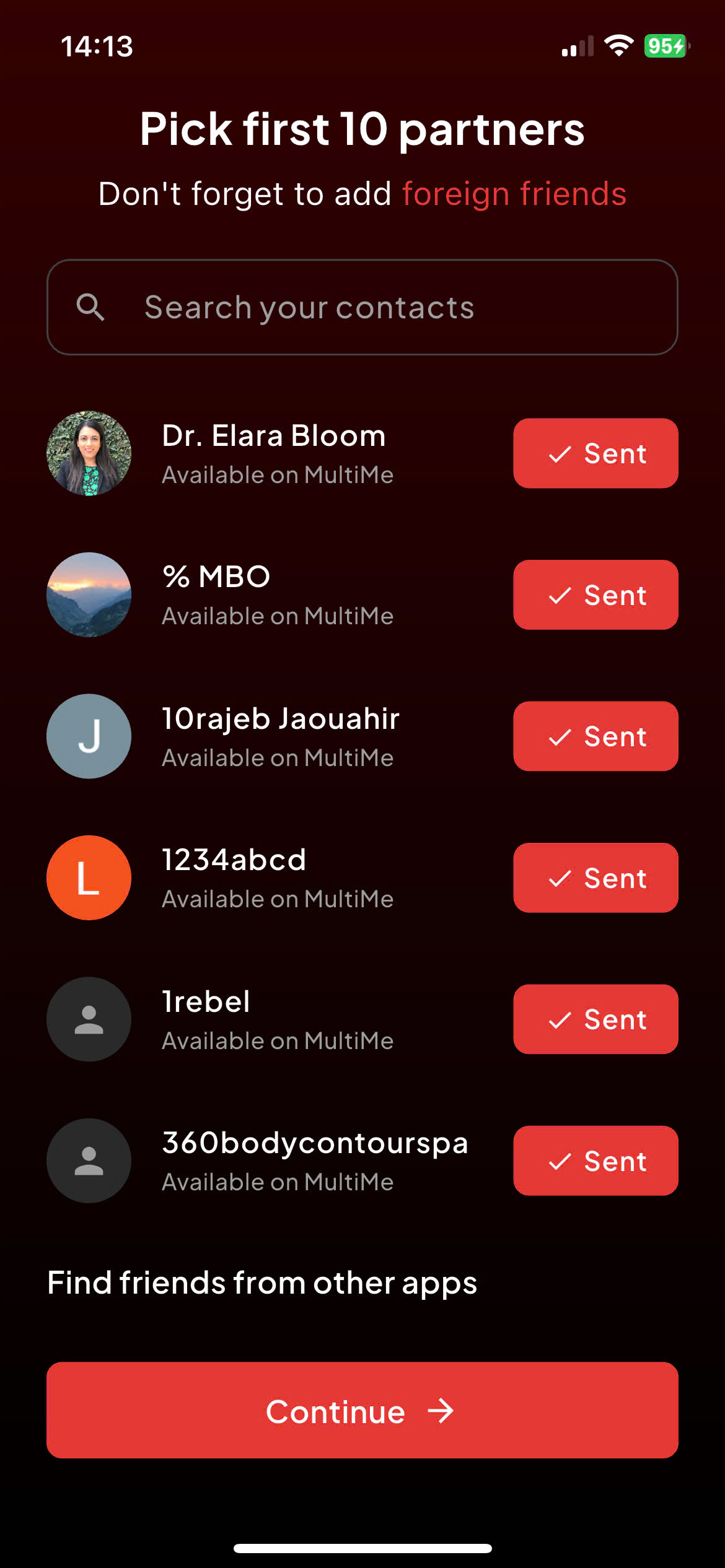Antarmuka Aplikasi MultiMe AI