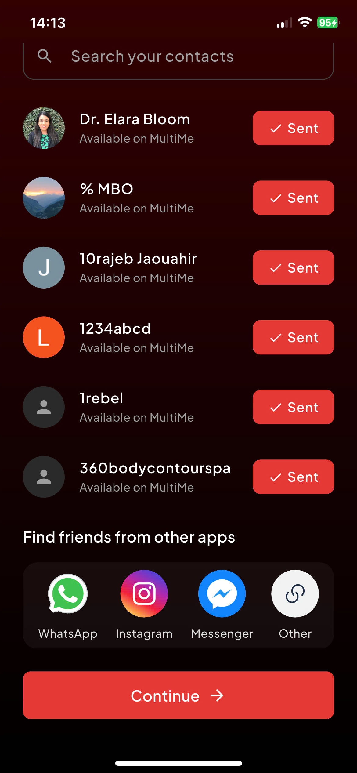 Antarmuka Aplikasi MultiMe AI